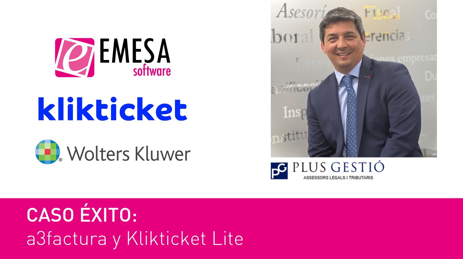 Caso éxito: a3factura y Klikticket Lite